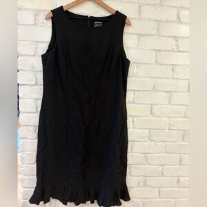 Lemmie Vintage Linen Ruffle Hem Dress Classic
(B1)